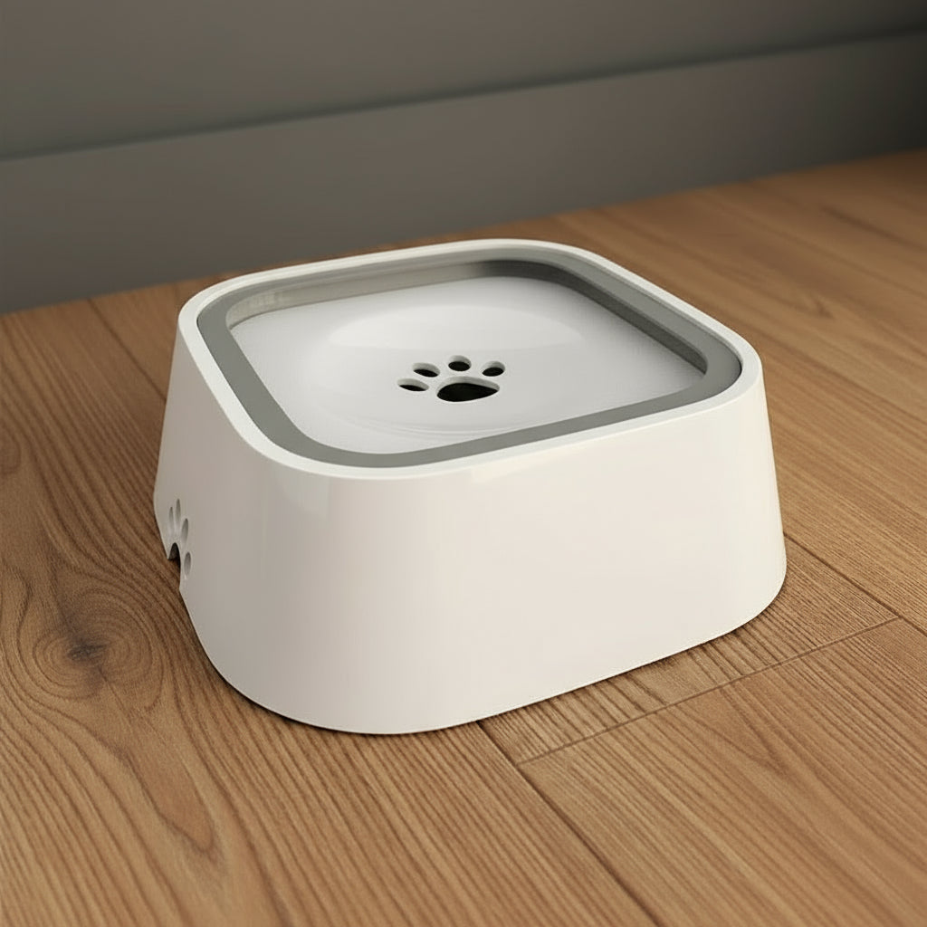 Dog Drinking Water Bowl with Floating Design - Non-Wetting, Non-Skid, Large Capacity
