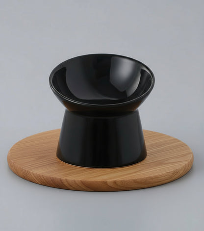 Small Ceramic Raised Cat Bowls